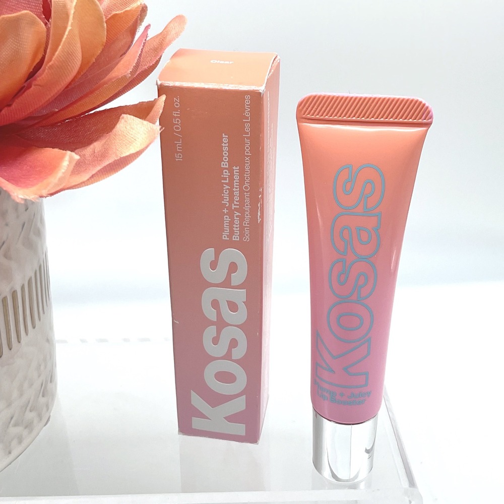 Kosas Plump+ Juicy Lip Booster Buttery‎ Treatment Clear 15ml 05oz New